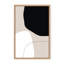«Abstract Jumelage» par Uplusmestudio - Œuvre d'art encadrée sur papier-81386863-131284481-131284559