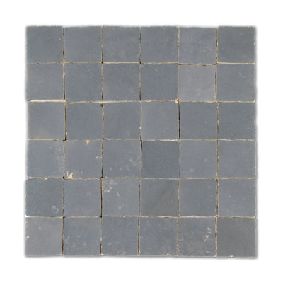 Silver Dream Zellige 2”x2” Square Mosaic Wall Tile