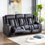 Deneishia 3 Seater Linen Reclining Sofa-703645984