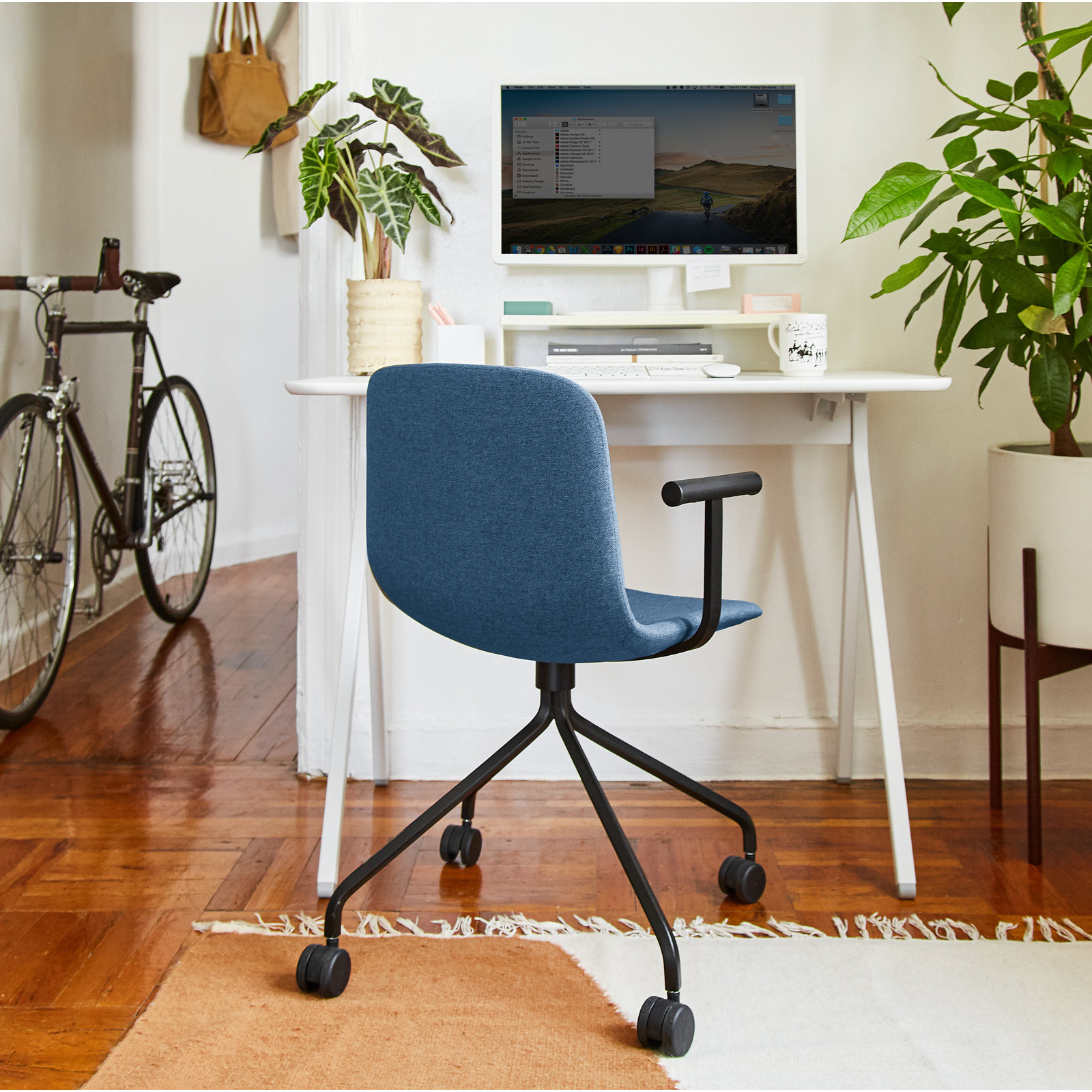 Key Meeting Office Chair, Dark Blue