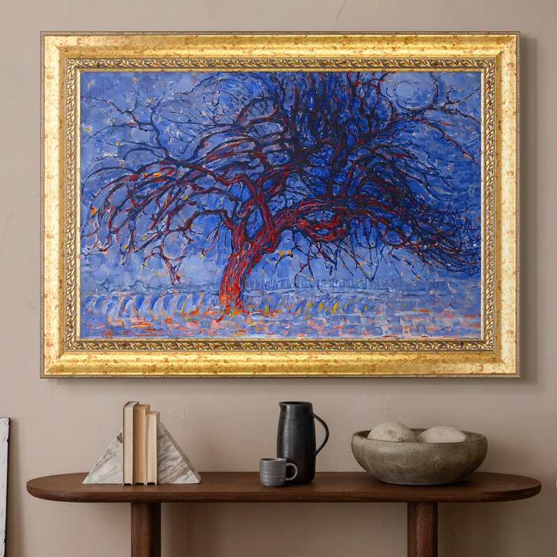 L'arbre rouge, 1909 - Piet Mondrian - Toile encadrée sur mesure, 16 po x 22 po, Toile avec cadre