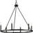 Jonathaon 6 - Light Dimmable Wagon Wheel Chandelier-2132013329