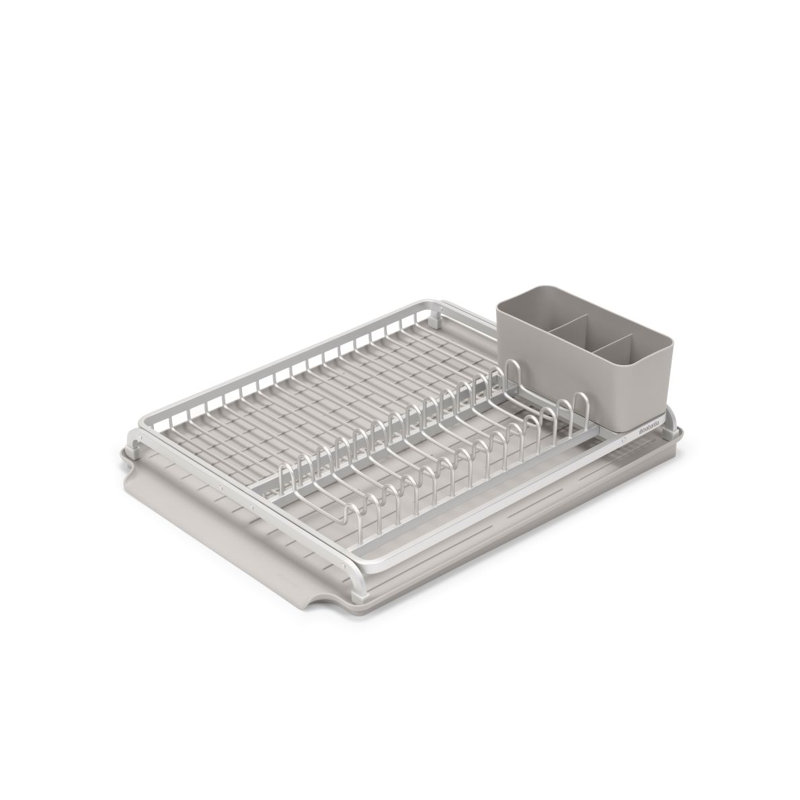 Brabantia Sinkside Large Aluminium Dish Drying Rack, Mid Gray