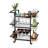 Zoela Metal Golden Bar Cart, 35''x32''x15''-1121674932