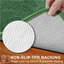 Non-Slip Bath Mat Set Of 2, Luxury Thick Microfiber Shaggy Bathroom Rugs, 50 X 80 CM Soft Plush Shower Mat & 50 X 50 Toilet Pedestal Carpet, Machine Washable, Absorbent, Pink-1677585374