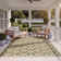Arneshia Geometric Green/Bone Area Indoor/Outdoor Area Rug