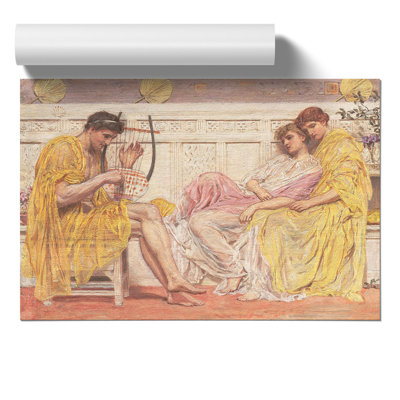 A Musician by Albert Joseph Moore - No Frame Print