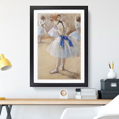 Ballet Ballerina Dancer by Edgar Degas - Picture Frame Painting