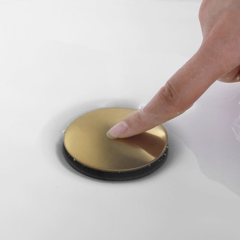 2'' W Pop-Up Yes, Brushed Gold