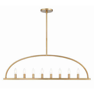 Aleena 8 - Light Lantern Geometric Chandelier