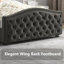Lit de rangement capitonné avec tiroirs Kassaia -1049249477-1049249478