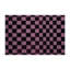 Tapis intérieur / extérieur mauve à carreaux-593606989