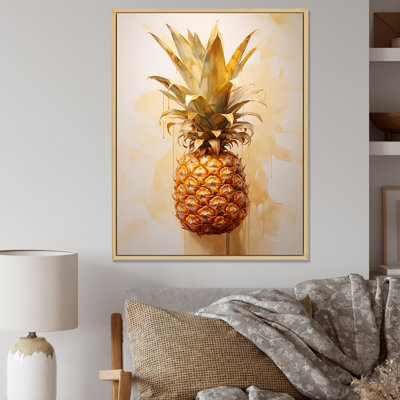 Pinapple Golden Grove I sur toile