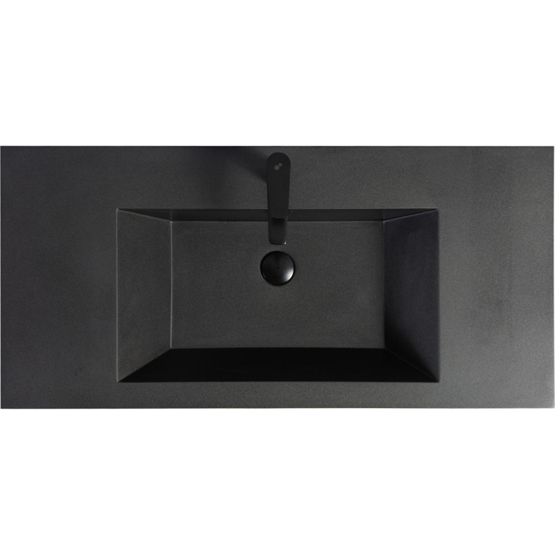 Meuble-lavabo mural moderne pour salle de bain