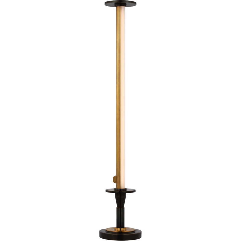 Cilindro LED Table Lamp, Bronze/Antique Brass