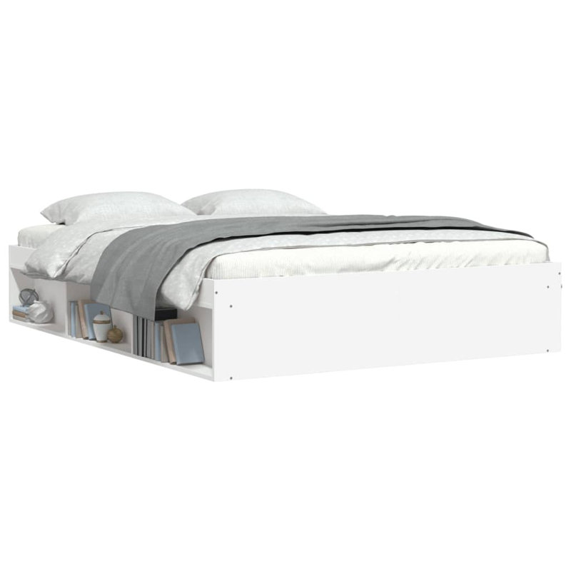 Afriani Storage Bed, Kingsize (5'), White