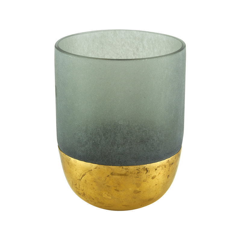 Votive Candle Holder, 3" H x 3.25" W x 3.25" D, Gray