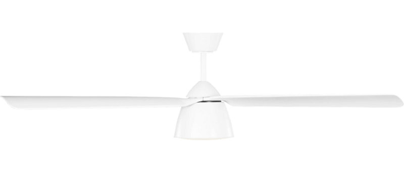 Studio Smart 60 LED Ceiling Fan, Matte White