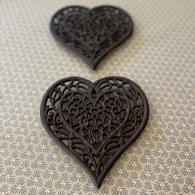 Metal 2 Piece Trivet Set