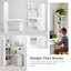 Computer Desk With Tall Bookshelf-2111404637