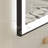 Dokes Black Framed  LED  Bathroom Vanity Mirror passed ETL-636413105
