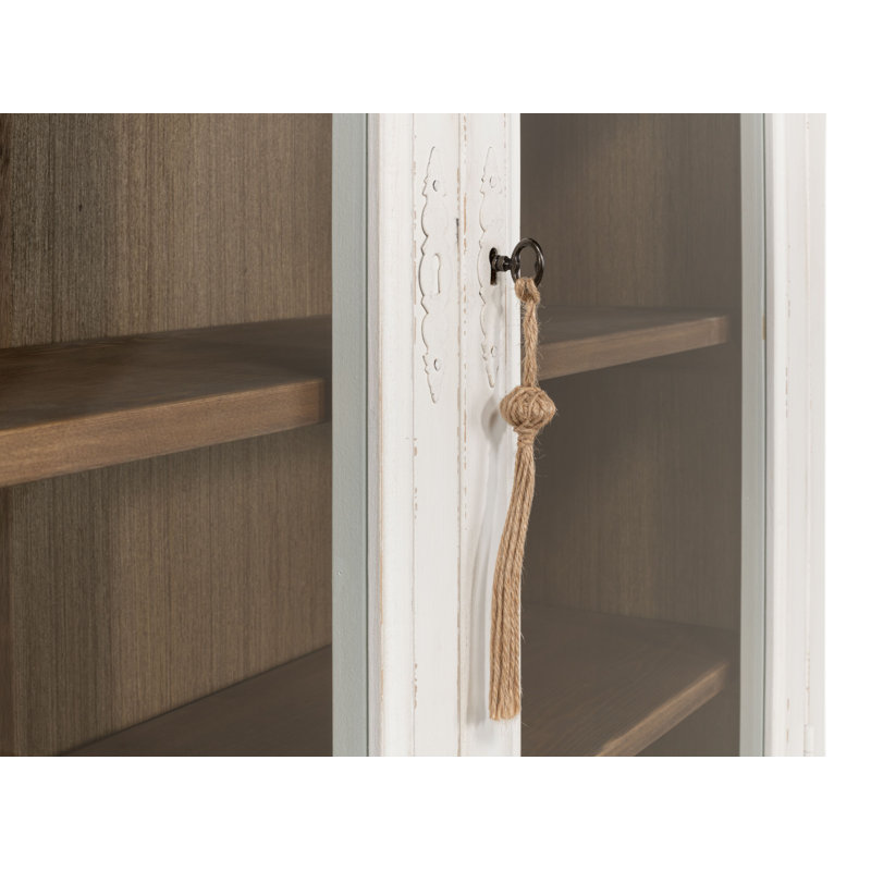 Wilkesville Solid Wood China Cabinet, White