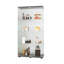 Vitrine à deux portes avec 4 portes vitrées