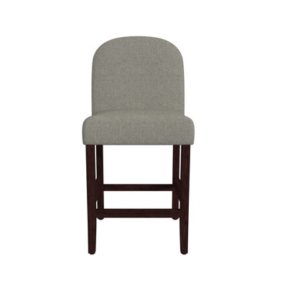 Rounded Back Upholstered Counter Stool by Red Barrel Studio