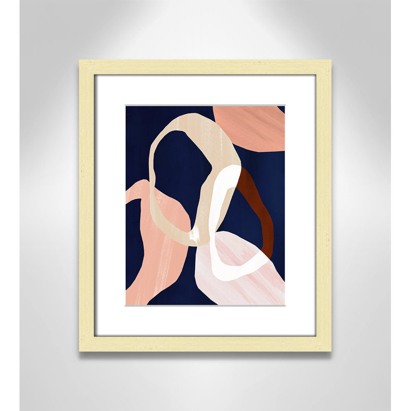 Loop II Print par Violets Print House, Imprimé mat, Or mat, L 13 po x H 15 po