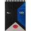 Tapis lavable bleu et noir-1226793362