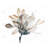 Softness Botanical Bathroom White Braided Polyester Placemat