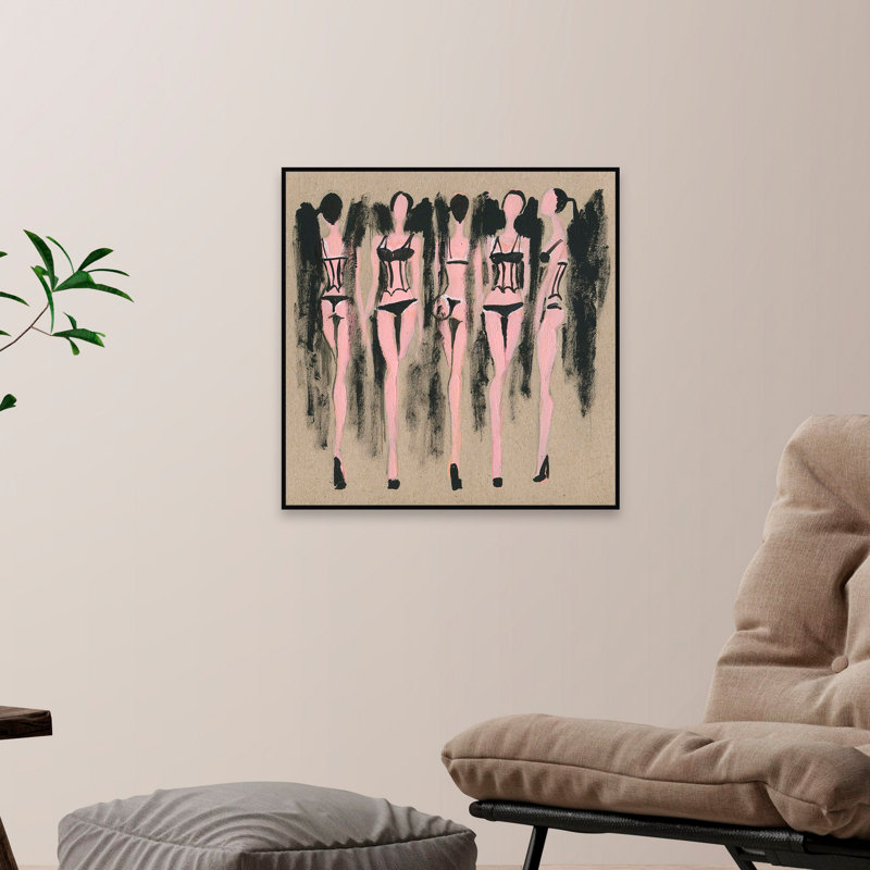 " Lencería " Painting Print, 12" H x 12" W