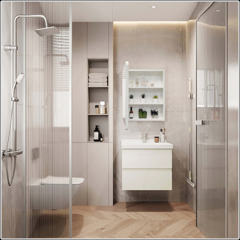 Versatile Bathroom Medicine Cabinet with Spacious Interior and Streamlined Design
