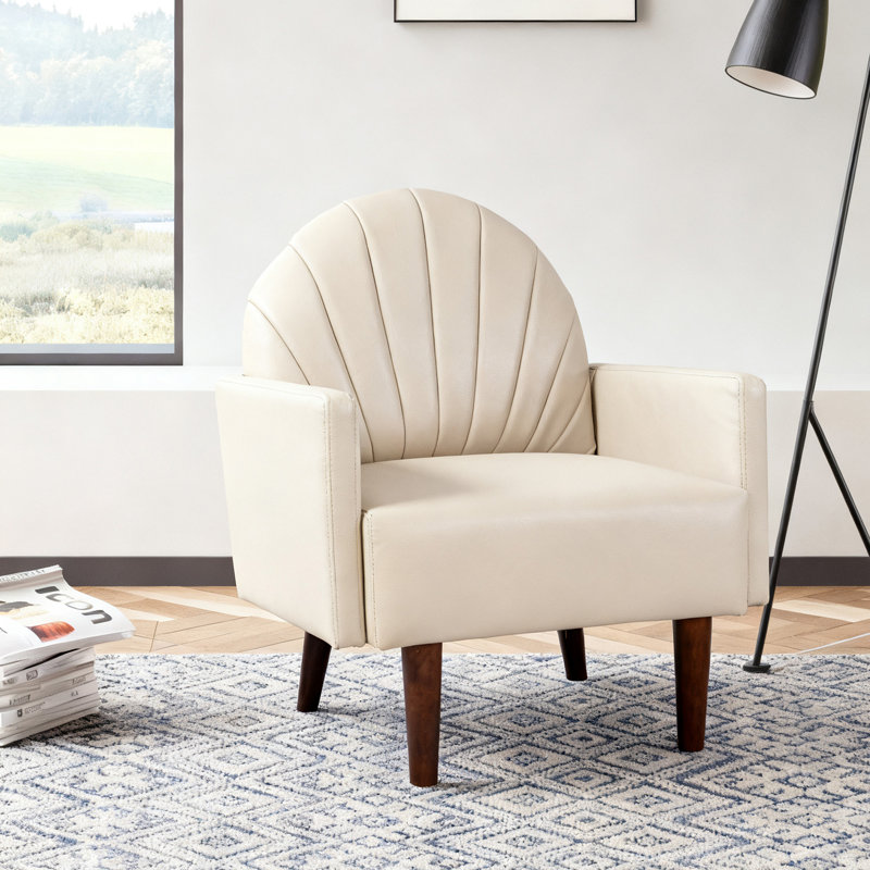 Un fauteuil d'appoint contemporain, Kaki