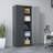 72" Metal Garage Storage Cabinets with Lock,Black Storage Cabinet with Doors and Shelves