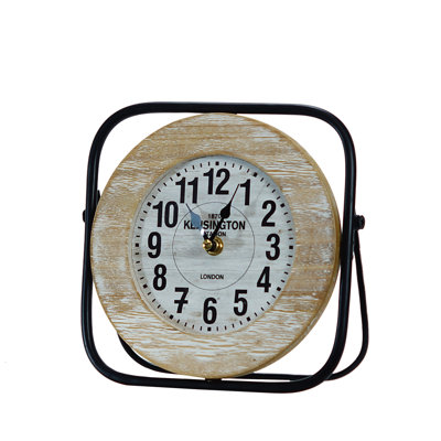 Numerical Metal Mechanical Tabletop Clock