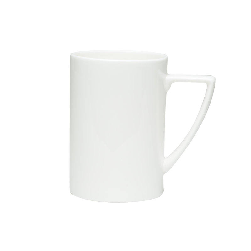 Grande tasse à café en porcelaine rouge vanille