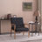 Faux Leather Slipper Chair-2115106062