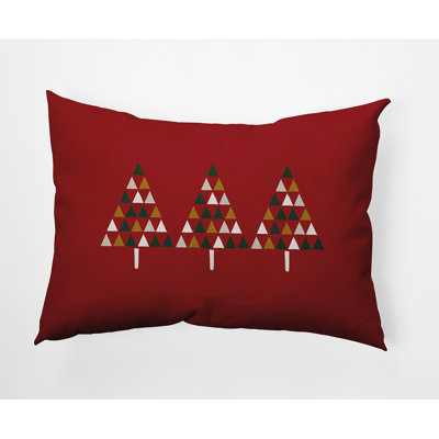 Holiday Cheer Outdoor Reversible Throw Pillow