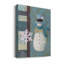 Bonhomme de neige Patchwork I - Toile tendue avec châssis de qualité supérieure-352633470