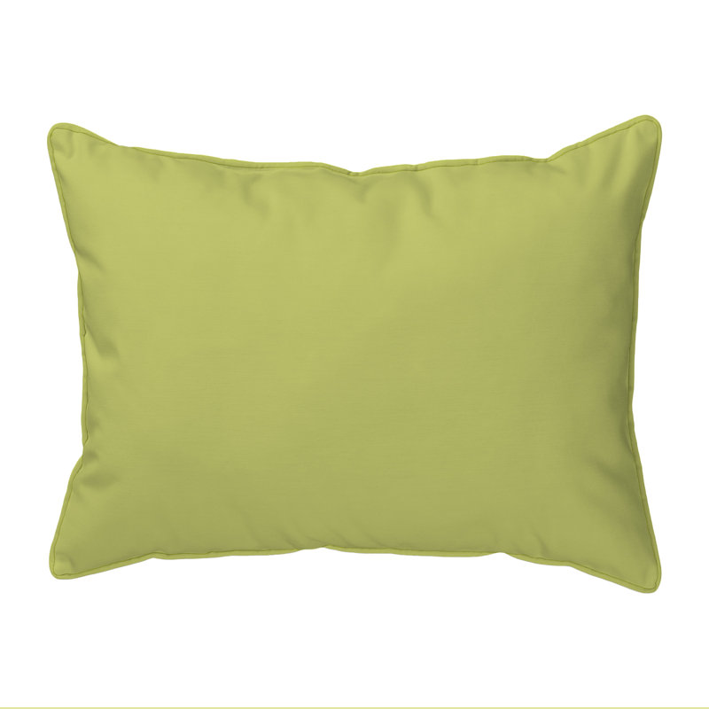 Extra Large Green Polyester Tropical Floor Pillow