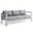 Shore Outdoor Patio Aluminum Sofa-1247526539