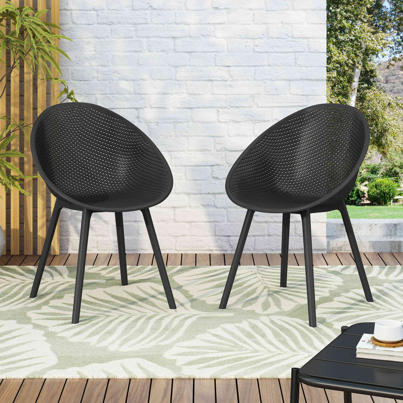 Ensemble de chaises Gable (ensemble de 2), Noir