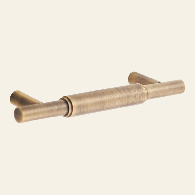 Madelyn Carter Hanna Solid Brass Drawer Pull, 3 3/4″, Antique Brass