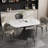Extendable Dining Table With Sintered Stone Tabletop-124423938
