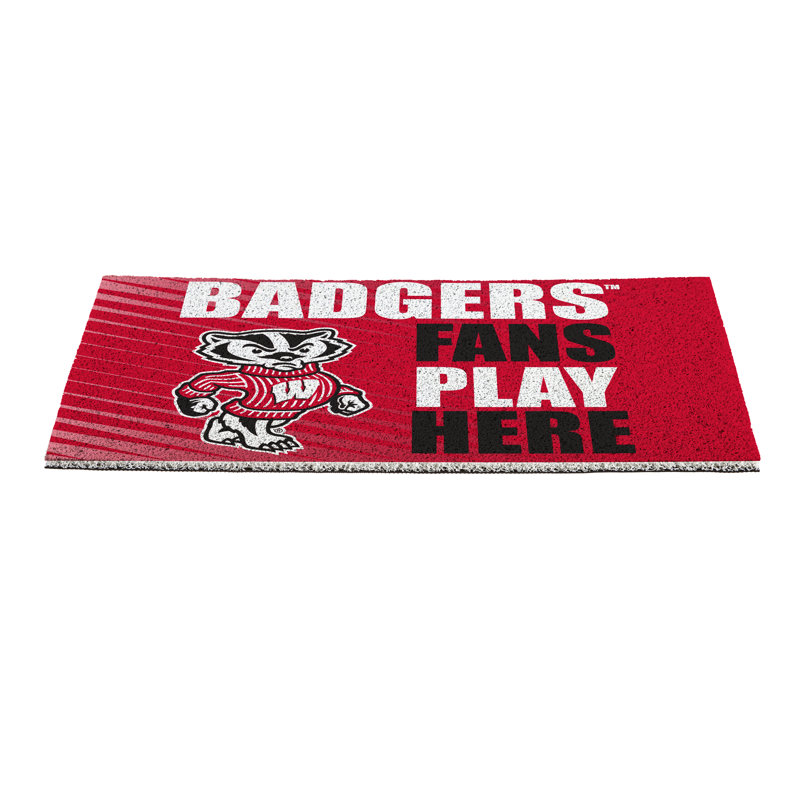 University of Wisconsin-Madison Fan PVC Mat, 28"x16"