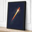 Rocket Through Stars Modern - Wrapped Canvas-1324990688-1324990703