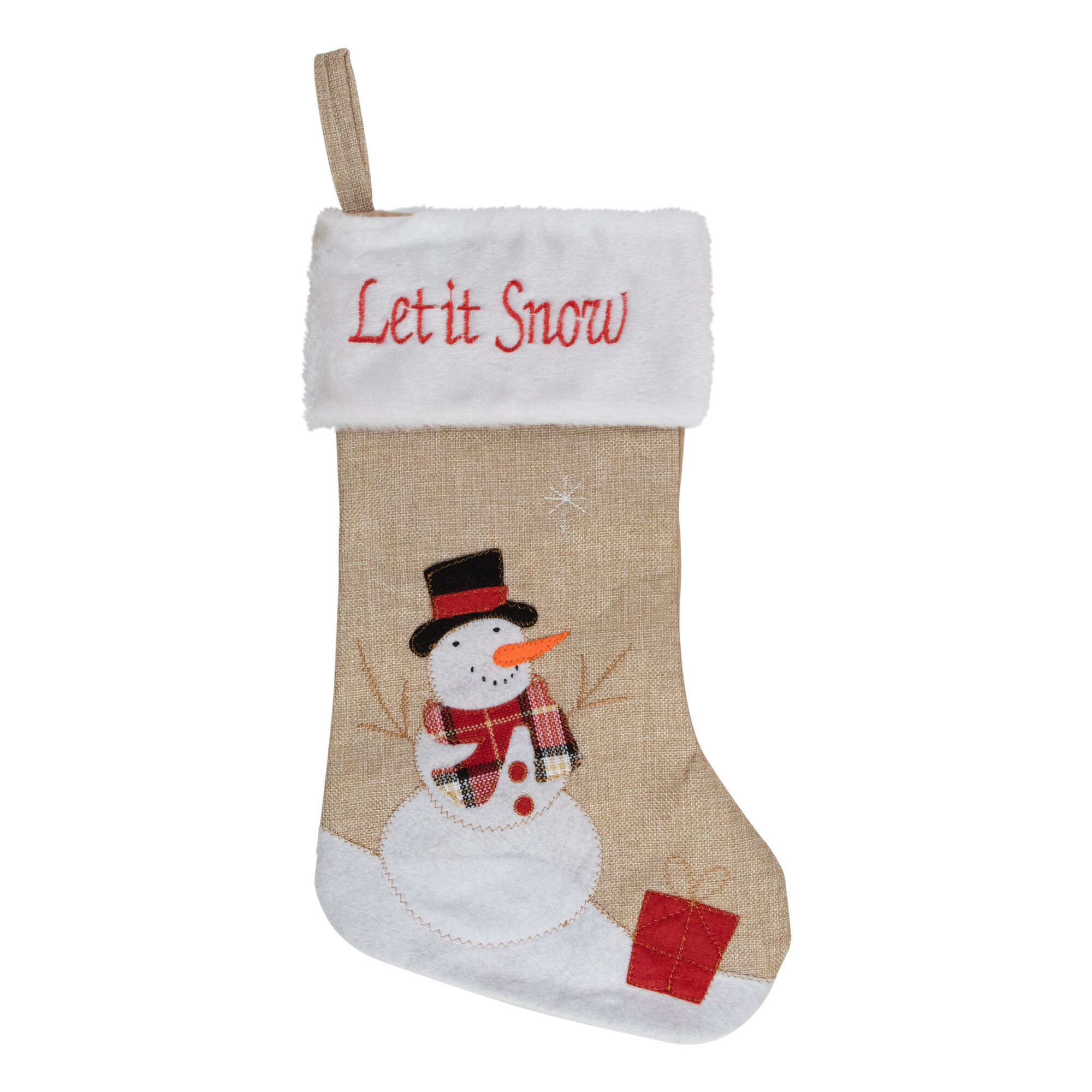 2pcs Red Snowman Let It Snow Xmas Trees Hello Winter Kitchen