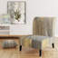 Fauteuil de chambre rembourré doré Gold Watercolor - Glam