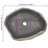 Zetta vidaXL Bathroom Basin, Vessel Sink, Easy Assembly, River Stone-273667072